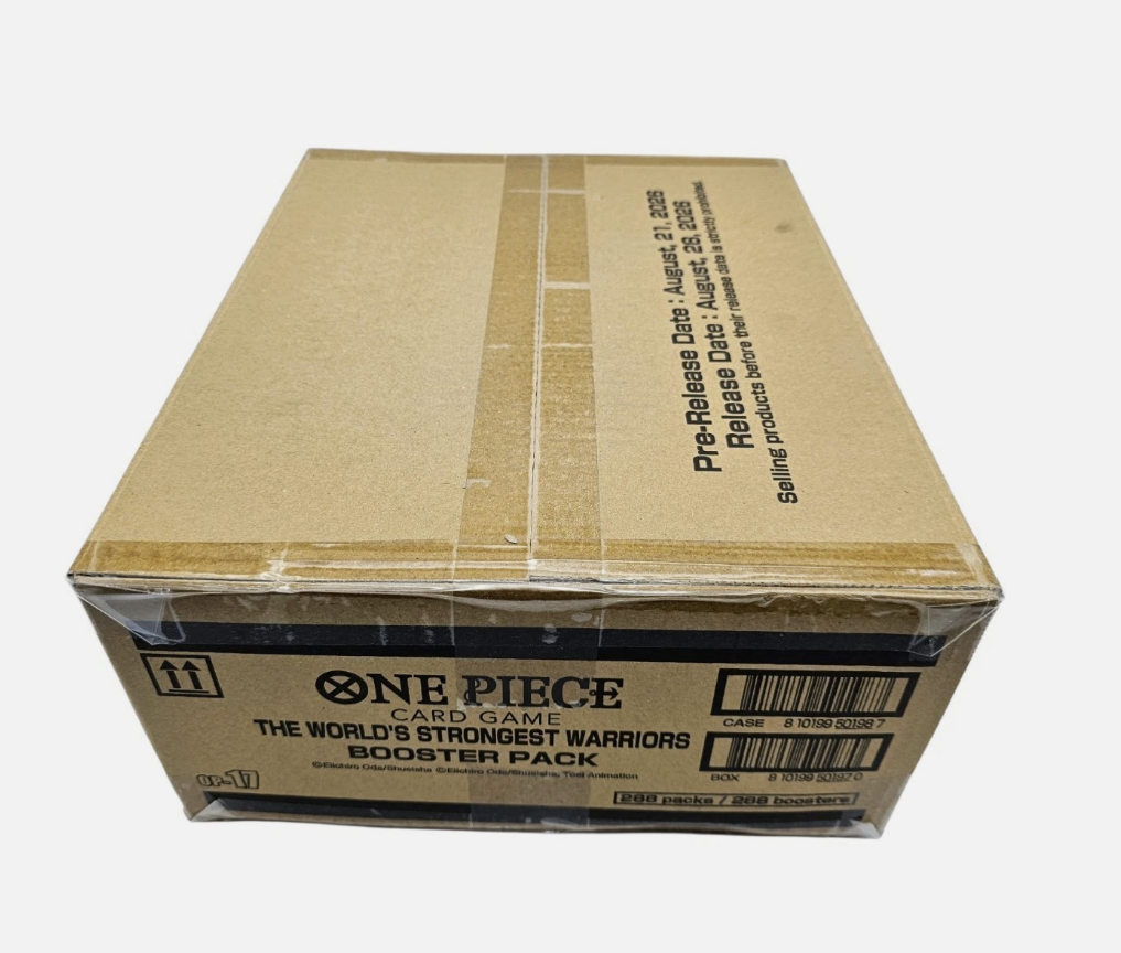 One Piece OP17 Booster Box Case (12x Displays) The World's Strongest Warriors - 'Pure' (Western/US market) version